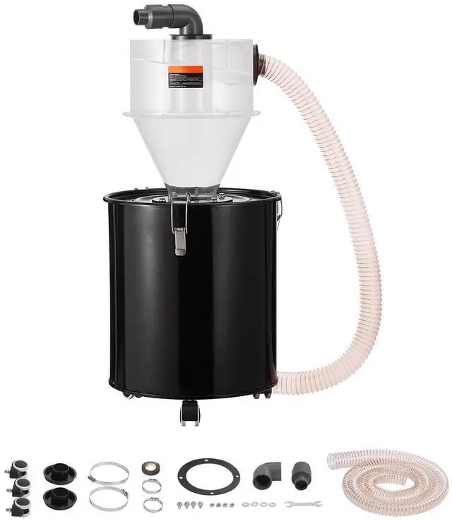 Main image of VEVOR Cyclone Dust Separator w/ Tank Vacuum Cleaner Separator 4" for 13 Gal Tank