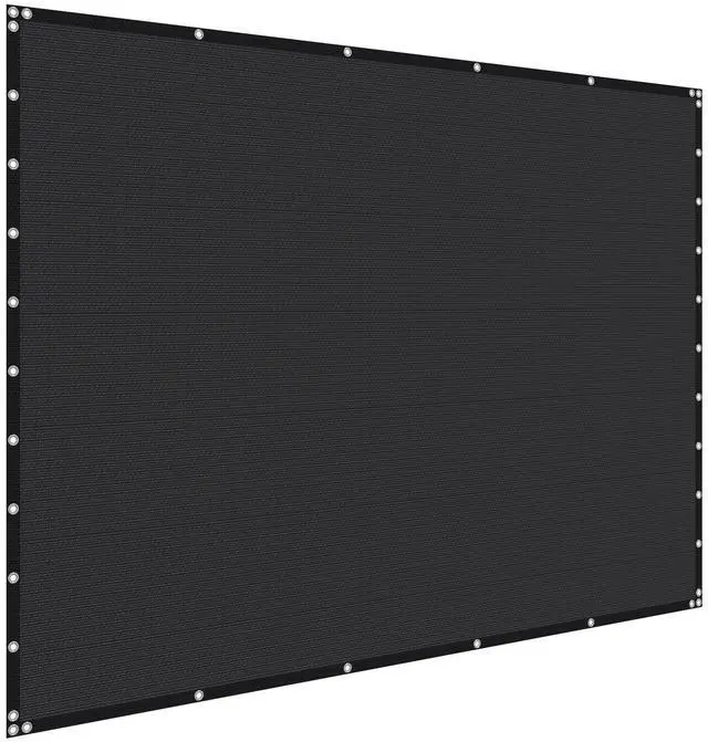 Main image of 90% Sun Shade Cloth, 10 x 10 ft Pergola Shade Cover with Stainless Steel Grommets, Sun Shades Canopy Privacy Screen with 140 GSM HDPE Material, for Outdoor, Patio, Garden, and Backyard (Black)