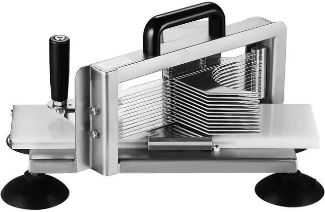 Main image of Commercial Tomato Slicer, 3/16 inch Tomato Cutter Slicer, Stainless Steel Heavy Duty Tomato Slicer Machine, Manual Tomato Slicer with Non-slip Feet, for Cutting Tomatoes, Cucumbers, Bananas