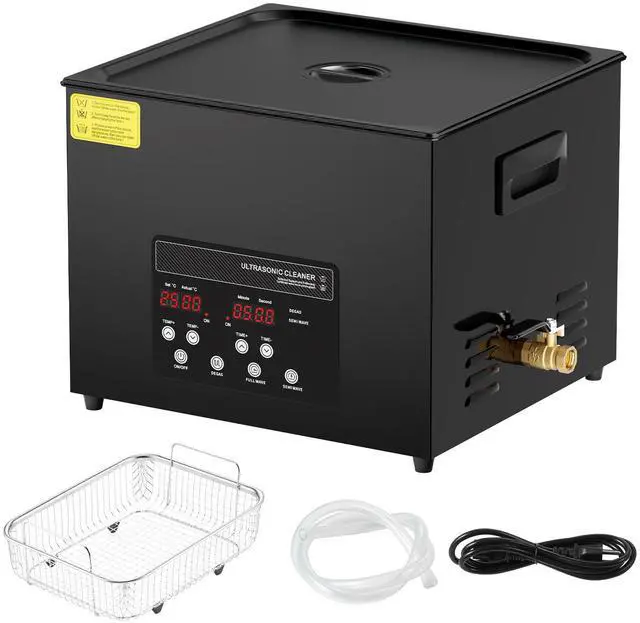 Main image of 15L Ultra Sonic Cleaner, 360W Digital Ultrasonic Cleaning Machine with Gentle Mode & Upgraded Degassing, 40kHz Industrial Ultrasound Cleaner with Heater & Timer for Retainer, Jewelry, Tools