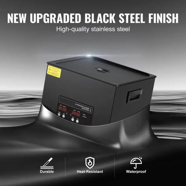 Alt view image 5 of 7 - 15L Ultra Sonic Cleaner, 360W Digital Ultrasonic Cleaning Machine with Gentle Mode & Upgraded Degassing, 40kHz Industrial Ultrasound Cleaner with Heater & Timer for Retainer, Jewelry, Tools