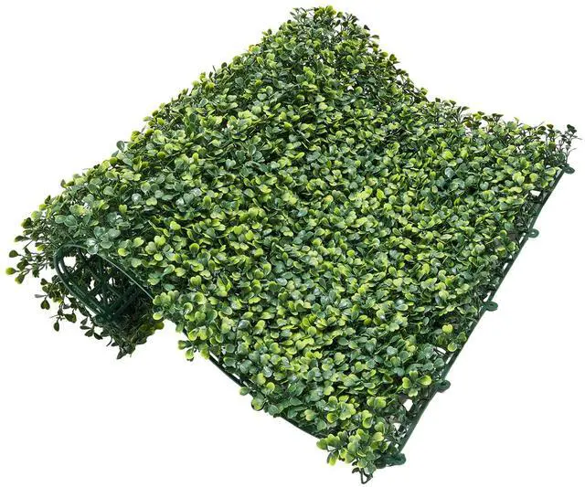 Main image of Artificial Grass Wall Panels, 40 x 120 inch, Milan Grass Greenery Boxwood Panel for Indoor Outdoor Green Decor & Ivy Fence Covering, Privacy Backdrop Wall Hedge Screen for Garden