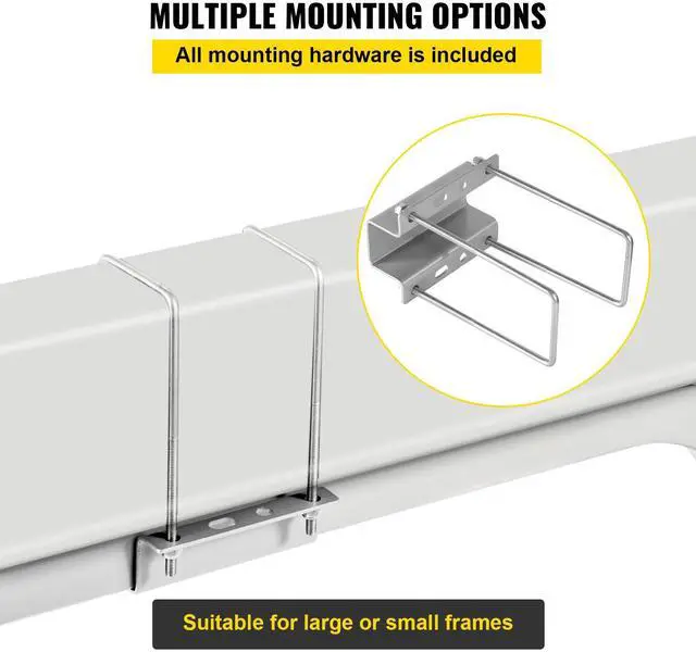 Alt view image 12 of 15 - VEVOR Boat Trailer Guide-ons, 2PCS Rustproof Steel Trailer Guide ons, Trailer Guides with Carpet-Padded Boards, Mounting Parts Included, for Ski Boat, Fishing Boat or Sailboat Trailer