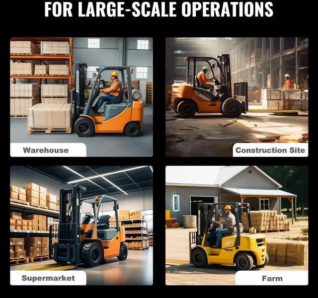 Alt view image 6 of 7 - Pallet Fork Extensions, 60" Length 4.5" Width, Heavy Duty Carbon Steel Fork Extensions for Forklifts, 1 Pair Forklift Extensions, Industrial Forklift Fork Attachments for Forklift Truck, Yellow
