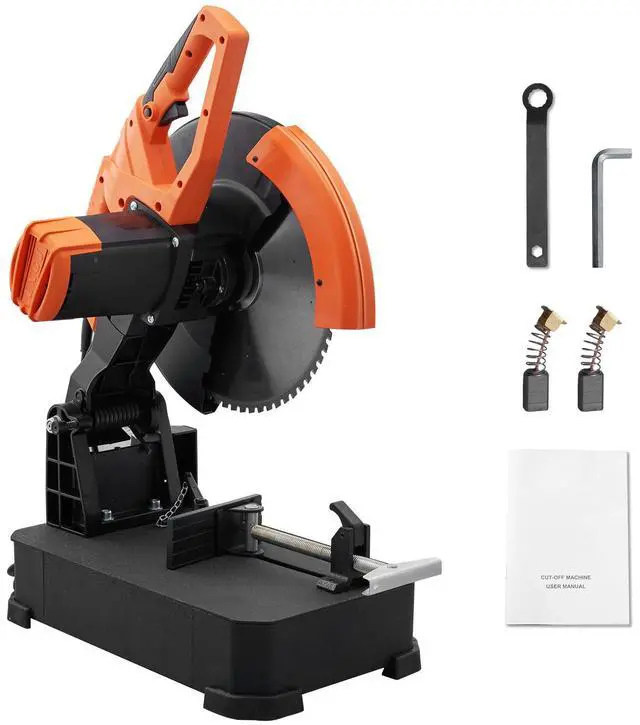 Main image of Chop Saw, 14"/355mm Blade Diameter Cut Off Saw, 2800W 1200RPM Steel Cutting Machine, 0-45° Adjustable Dry Cut Chop Saw, Miter Saw for Cutting Metal Cold Cut Saw for Steel/Rebar/Iron/Aluminum