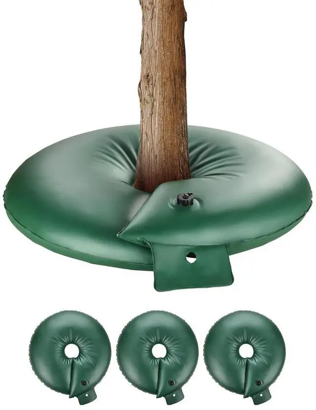 Main image of Tree Watering Rings, 4 Pcs 20 Gallons Tree Watering Bags, 6-9 Hours Slow Release, Refillable Planting Water Bags, Water Saving, Heavy Duty Watering System for Shrub Tree Root Drip Irrigation