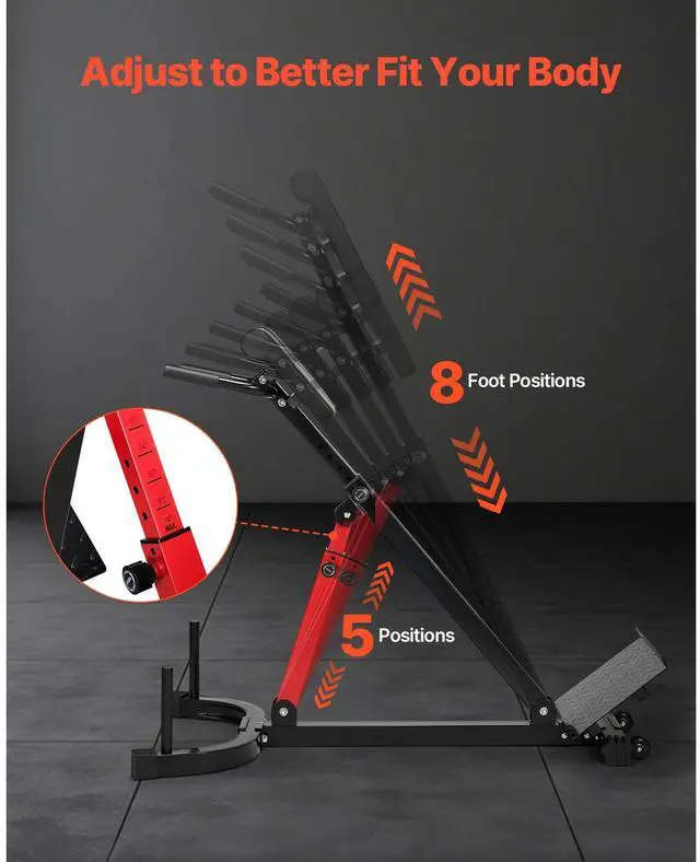 Alt view image 4 of 7 - Roman Chair Hyperextension Bench, 350 lbs Adjustable Extension Machine, Multi-Function Exercise Equipment for Glute, Hamstring, Lower Back, and Ab Workout, Fitness Weight Bench for Home Gym