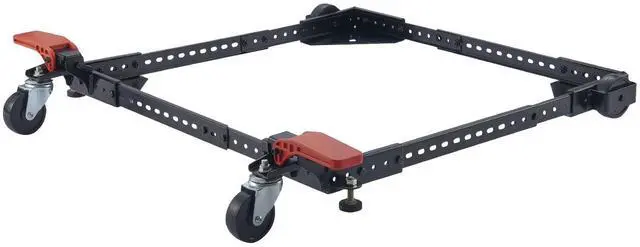 Main image of Mobile Base, 500 lbs Weight Capacity, Adjustable from 12" x 12" to 36" x 36", Heavy Duty Universal Mobile Base Stand with Swivel Wheels, for Woodworking Equipment, Bandsaw, Power Tools, Machines