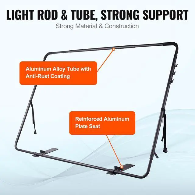 Alt view image 4 of 7 - Hot Tub Cover Lift, Spa Cover Lift, Height 31.5" - 41.3" Width 53" - 92.5" Adjustable, Installed at the Bottom on One Side, Suitable for Various Sizes of Rectangular Bathtubs, Hot Tubs, Spa