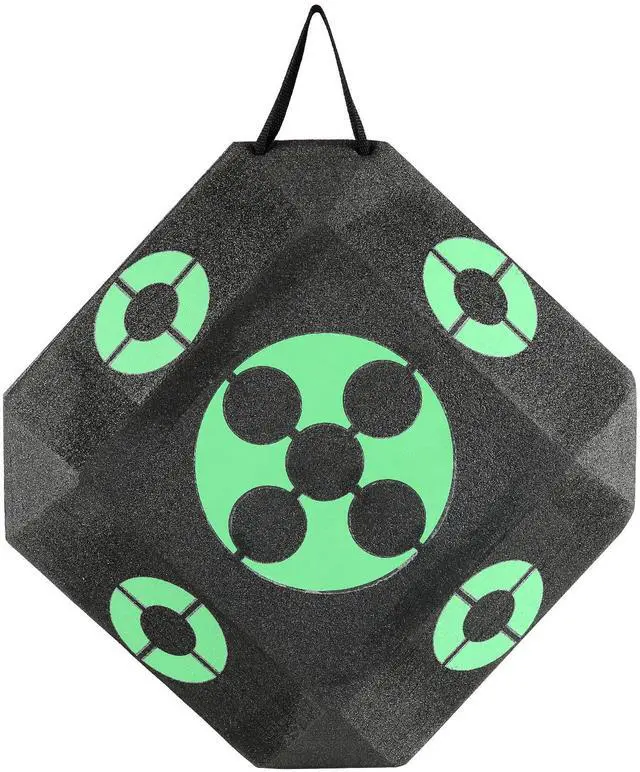 Main image of Archery Target, 15"x15" All-side Shotting Archery Arrow Target, Outdoor Portable Archery Target with Carry Handle, Easy Arrow Removal, Great Visibility, Lightweight, Easy to Transport, Black
