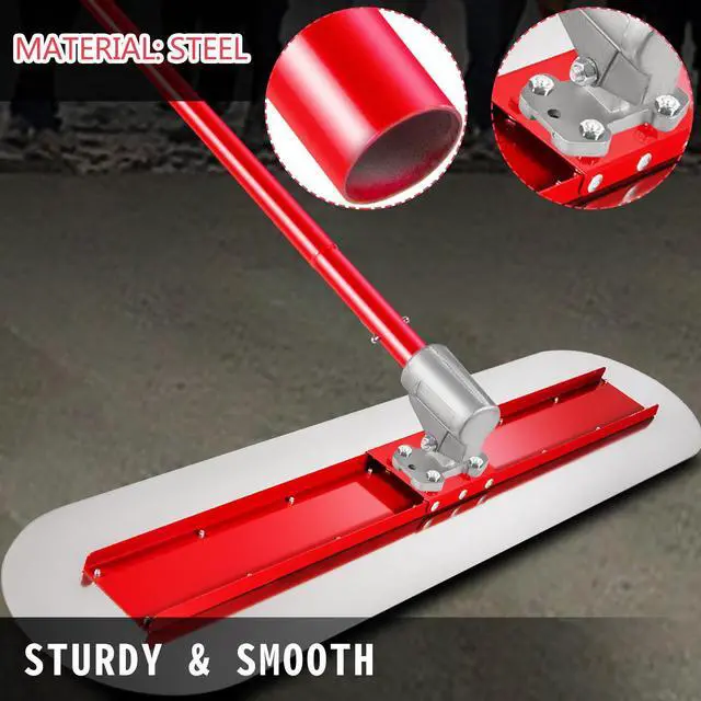 Alt view image 2 of 7 - Bull Float Manganese Steel Concrete Float 1200x300mm Concrete Float Tool Cement Tool Bull Concrete Kit Bull Pool Float Bull Float Handle Bull Float Bracket Concrete Tool Finishing Bull Float