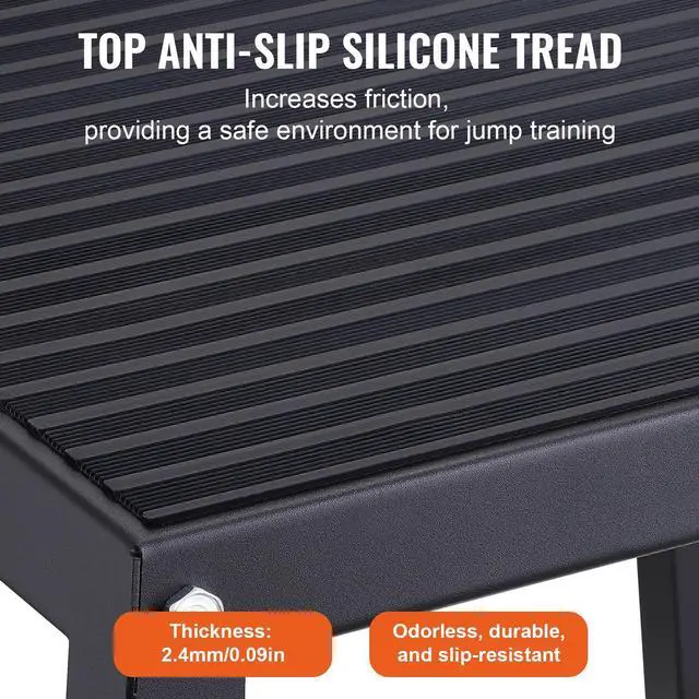 Alt view image 3 of 7 - Plyometric Jump Boxes, 12/18/24 Inch Plyo Box, Platform and Jumping Agility Box, Anti-Slip Fitness Exercise Step Up Box Set for Home Gym Training, Conditioning Strength Training, Black