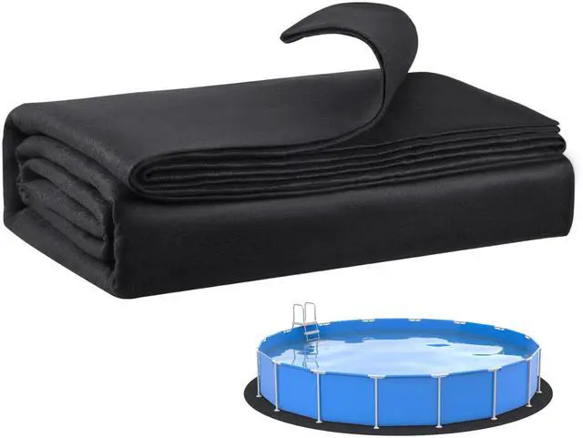 Main image of 18ft Round Pool Liner Pad, Pool Liner Pad for Above Ground Swimming Pools, Pool-Mat Prevents Punctures, Recycled Geotextile Material Underlayment Pads, Extend Service Life