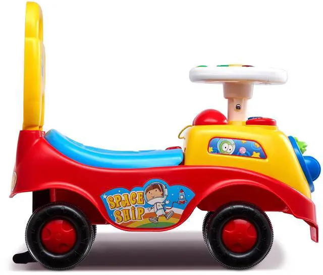 Main image of Ride On Push Car for Toddlers, Ages 1-3, Ride Racer, Sit to Stand Toddler Ride On Toy, Classic Kids Ride On Car with Music Steering Wheel, Horn & Under Seat Storage, Ride On Toy for Boys Girls