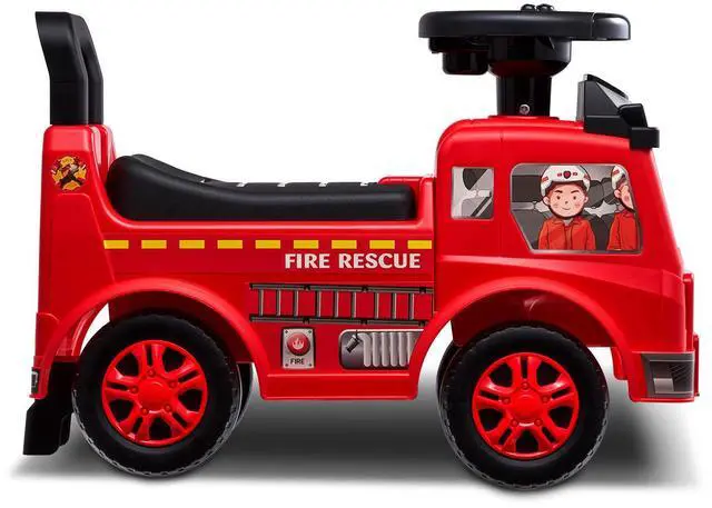 Main image of Ride On Push Car for Toddlers, Ages 1-3, Ride Racer, Sit to Stand Toddler Ride On Toy, Classic Kids Ride On Car with Music Steering Wheel & Under Seat Storage, Ride On Toy for Boys Girls, Red