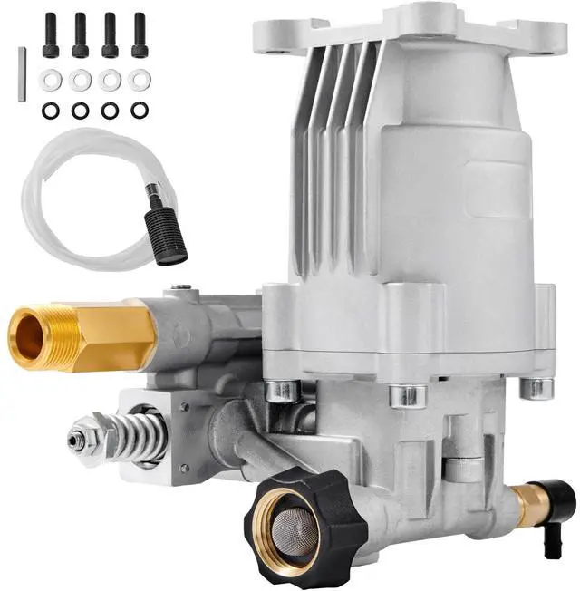 Main image of Pressure Washer Pump, 3/4" Shaft Horizontal, 3400 PSI, 2.5 GPM, Replacement Power Washer Pumps Kit, Parts Washer Pump, Compatible with Honda, Simpson, RYOBI, Briggs & Stratton, Subaru, Craftsman