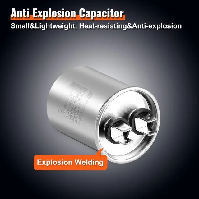 Alt view image 3 of 7 - VEVOR Condenser Fan Motor OGD1016, 1/6 HP 208-230V Condenser Fan Motor 1075RPM, OEM Standard Upgraded Replacement Condenser Motor Reversible Rotating, Explosion-proof CBB65 5F/370V Capacitor