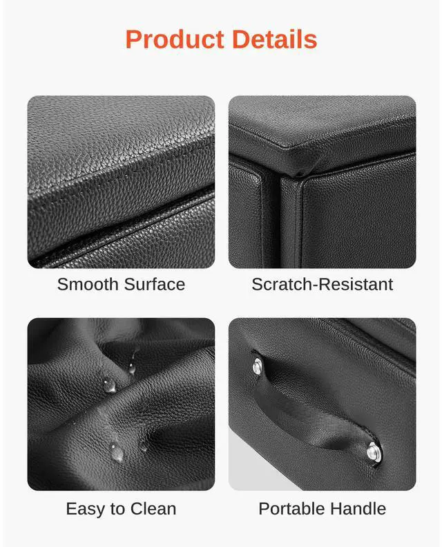 Alt view image 4 of 7 - VEVOR Pilates Box for Reformer Pilates Equipment Accessory for Exercises Black