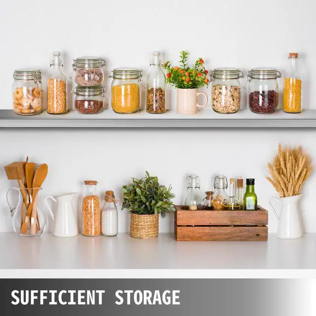 Alt view image 4 of 7 - 6 foot Shelf for Concession Window 70.9x11.4x1.8 Inch 201 Stainless Steel
