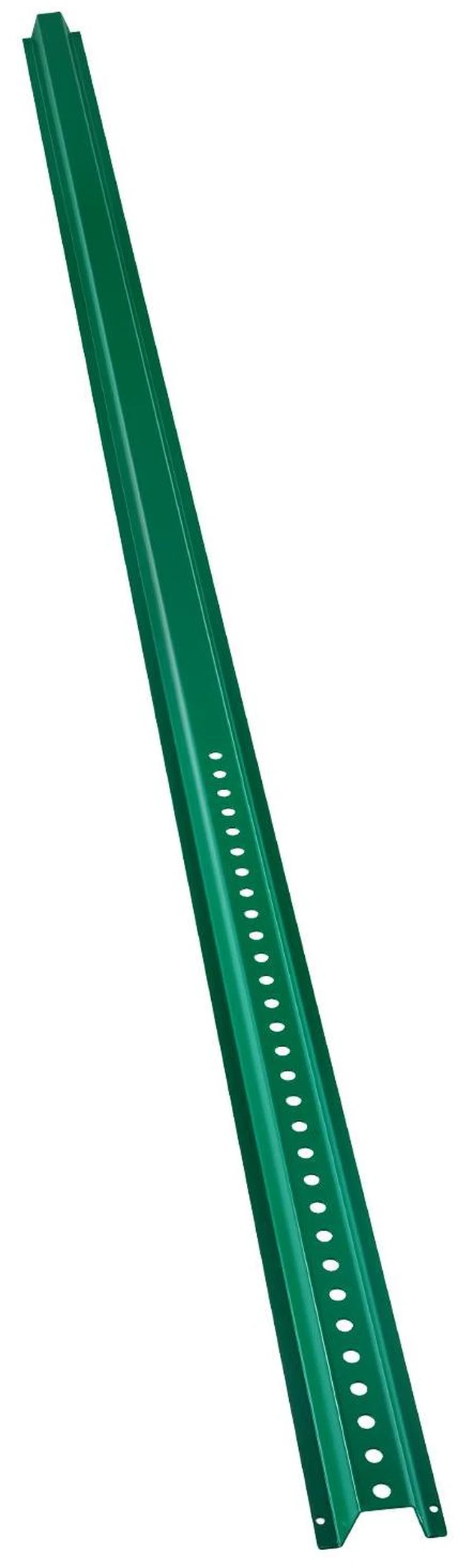 Main image of 8FT U-Channel Sign Post, 4Pack Green Heavy Duty Steel Fixed Fence Post, Steel Fence U-Channel Sign for Garden, Courtyard, Farm or Traffic Intersection