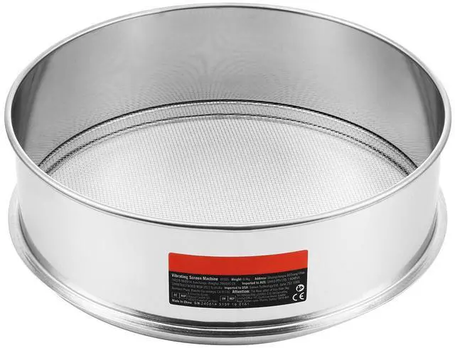 Main image of Flour Sieve Fine Mesh, 10 Mesh Flour Sifter, 304 Stainless Steel Fine Mesh Sifter Food-grade, Dia. 12.6" Fine Mesh Strainers for Baking, 5 Sizes Mesh hole for Mungbean, Rice, Flour, Pearl Powder
