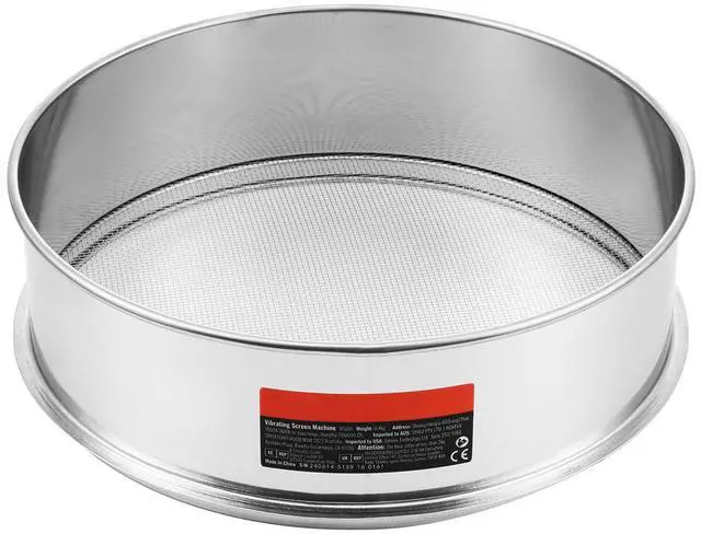Main image of Flour Sieve Fine Mesh, 12 Mesh Flour Sifter, 304 Stainless Steel Fine Mesh Sifter Food-grade, Dia. 12.6" Fine Mesh Strainers for Baking, 5 Sizes Mesh hole for Mungbean, Rice, Flour, Pearl Powder