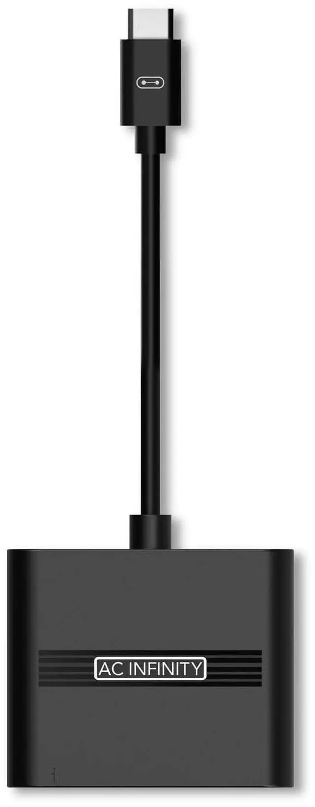 Main image of AC Infinity UIS Splitter Hub, 4-Port Adapter Dongle, Connector Cable Cord to Share UIS Programming for LED Grow Lights, EC Motor Fans, and Humidifiers