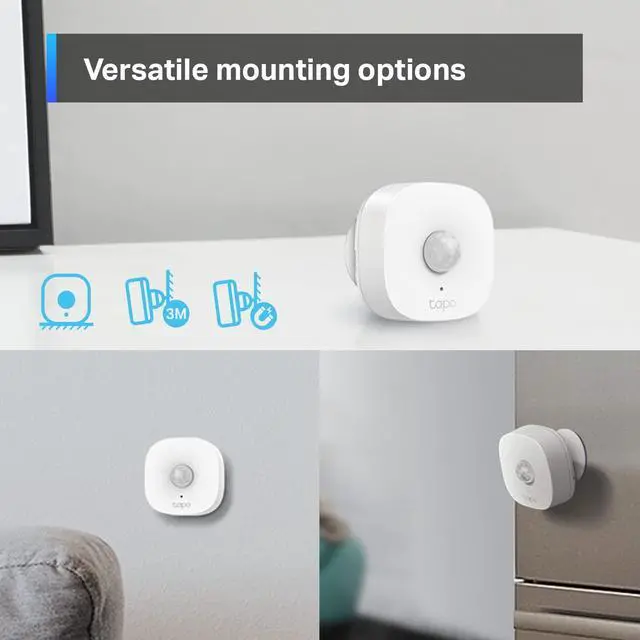 Alt view image 5 of 5 - TP-Link Tapo Motion Sensor, Requires Tapo Hub, Long Battery Life w/Sub-1G Low-Power Wireless Protocol, Wide Range Detection, Adjustable Sensitivity, Real-Time Notification, Smart Action, Tapo T100