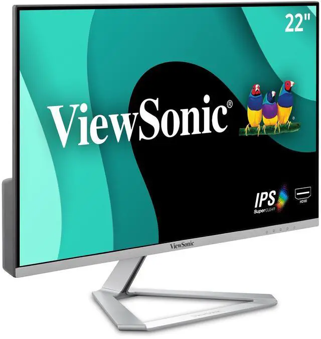 Main image of VX2276-SMHD 22 Inch 1080p Monitor, IPS Display with Ultra-Thin Bezels and Eye Care Technology for Home and Office Entertainment, DisplayPort, HDMI, and VGA Inputs