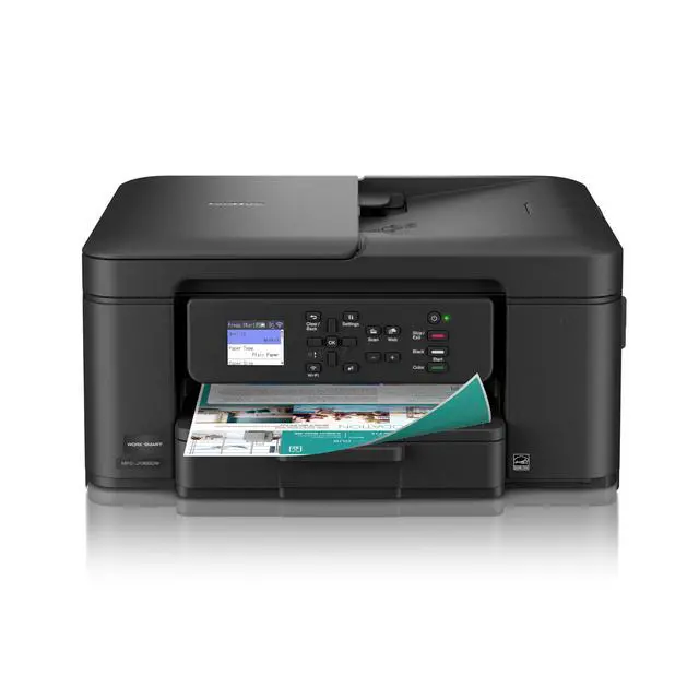Alt view image 6 of 11 - Brother Work Smart 1360 Wireless Color Inkjet All-in-One Printer with Automatic Duplex Printing and 1.8" Color Display (MFC-J1360DW)