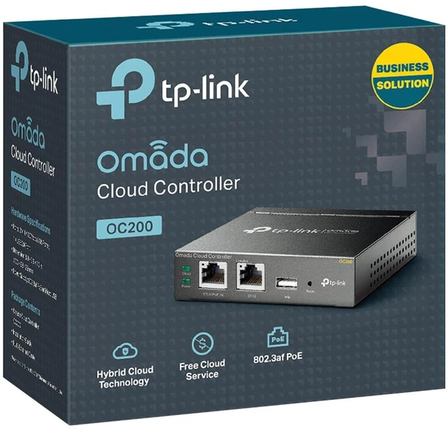 Alt view image 3 of 3 - OC200, Hardware Controller Omada SDN Integrated, Powered, Manages up to 100 Devices, Intelligent Network Monitoring, Cloud Access, App Support