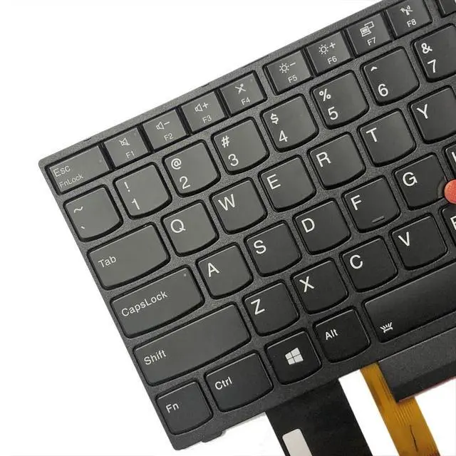 Alt view image 4 of 5 - Suyitai Illuminated Keyboard Compatible with ThinkPad T14 Gen1 T15 P15s 1/2 Gen