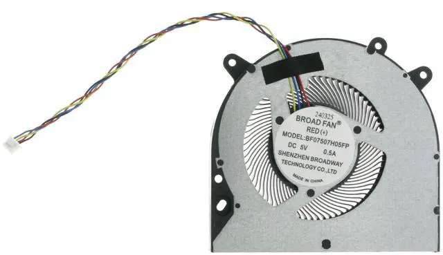 Alt view image 5 of 5 - Mini PC CPU Cooling Fan for Beelink SER4 SER 4 BF07507H05FP DC 5V 0.5A 4PIN MD7508HS