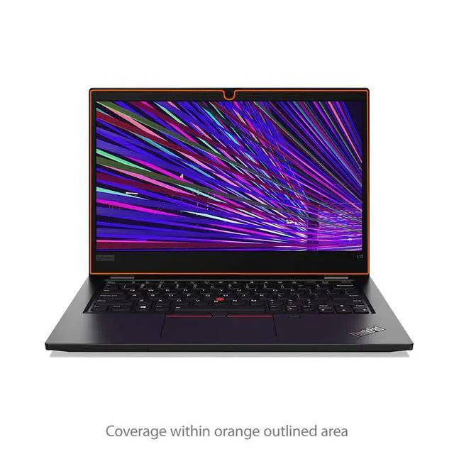 Alt view image 2 of 5 - BoxWave Screen Protector Compatible with Lenovo ThinkPad L13 Yoga 2-in-1 Gen 2 (13.3 in) - ClearTouch Crystal (2-Pack), HD Film Skin - Shields from Scratches