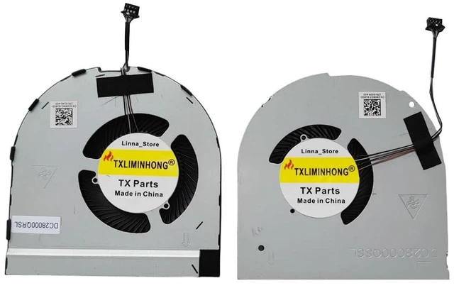 Main image of TXLIMINHONG New Compatible CPU and GPU Cooling Fan for DELL Procision 7550 M7550 7560 M7560 RTX4000 0M06D7 0CD6WC 2020 Series Dedicated EG75070S1-C530-S9A EG75070S1-C540-S9A DC5V 0.6A Fan