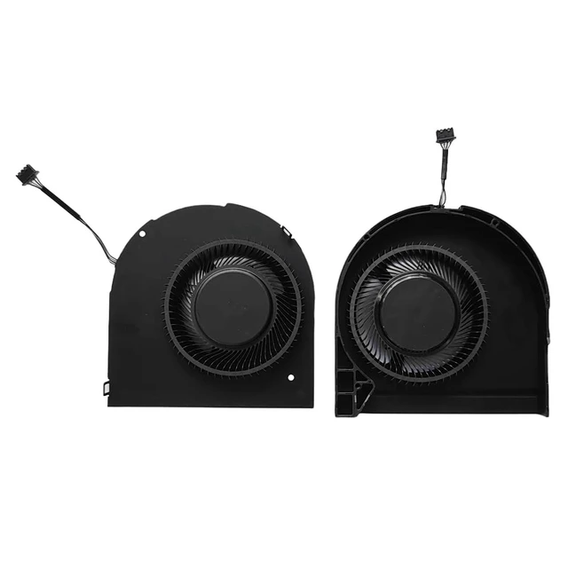 Alt view image 2 of 4 - TXLIMINHONG New Compatible CPU and GPU Cooling Fan for DELL Procision 7550 M7550 7560 M7560 RTX4000 0M06D7 0CD6WC 2020 Series Dedicated EG75070S1-C530-S9A EG75070S1-C540-S9A DC5V 0.6A Fan