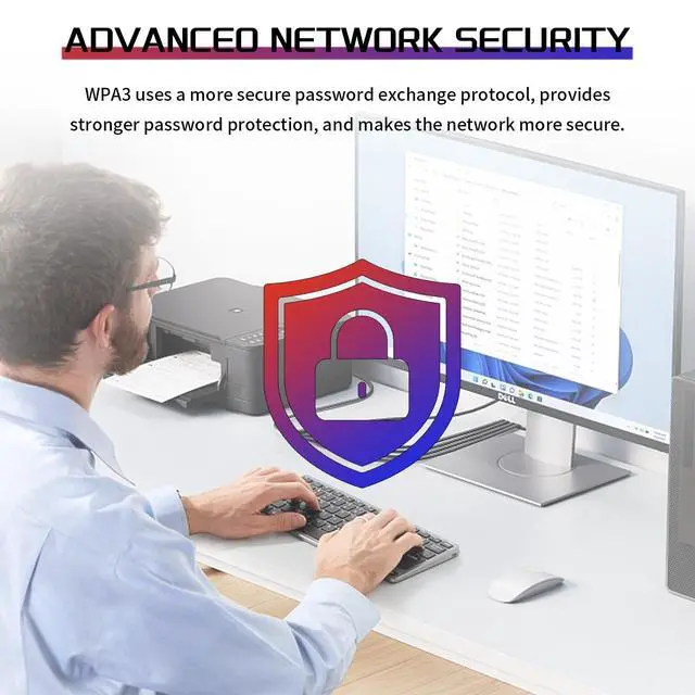 Alt view image 5 of 5 - WiFi 6E AX210 PCIe WiFi Network Card BT5.3 for Desktop PC, Tri-Band 6Ghz/5GHz/2.4GHz Wireless Adapter with AX210ngw chip, MU-MIMO, WPA3, OFDMA, Low-Profile Bracket, Support Windows 11/10(64Bit)