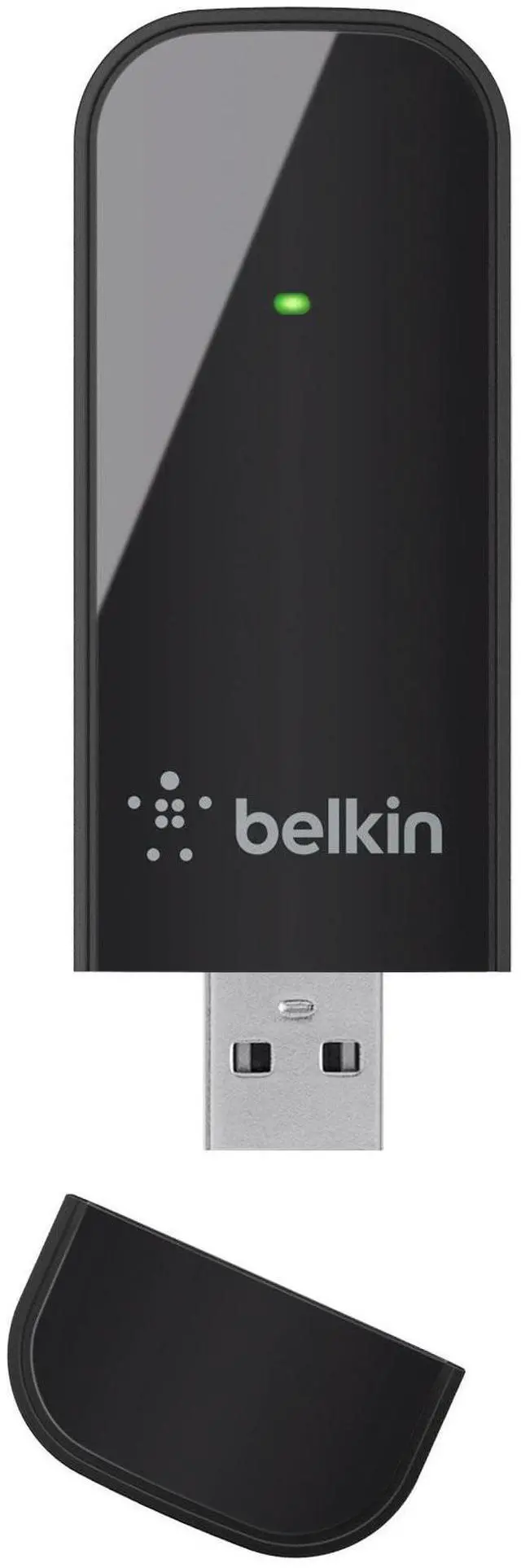 Main image of Belkin N600 DB F9L1101 Wireless Dual-Band USB Adapter, Up to 300Mbps Speed (Black)