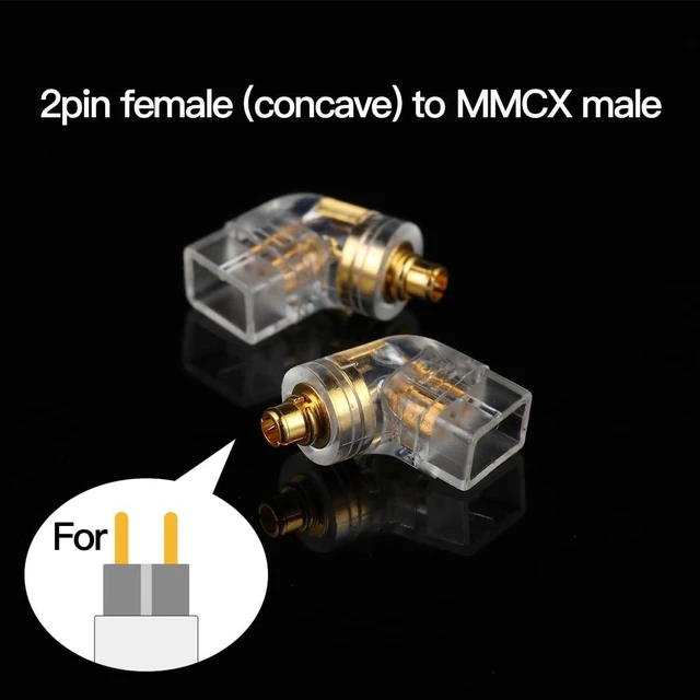 Alt view image 2 of 5 - Easy Dock Lab MMCX Adapter for IEM Earphones, Shure, Sony, Campfire, Fiio, Final Audio, Dunu, etc, IEM Bluetooth Adapter (2pin Female concave to MMCX Male)