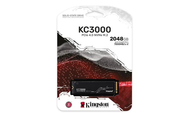 Alt view image 3 of 5 - Kingston 2048G KC3000 ^^ PCIe 4.0 NVMe M.2 SSD ^^ SKC300D/2048G