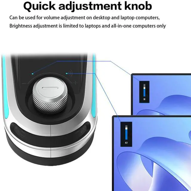 Alt view image 5 of 5 - Fanxoo G-Power Charging Dock for Logitech G502 G502X Plus GPW G903 G703 Wireless Mouse with RGB Light and Computer Volume Control knobDoes not Include Mouse (Black)