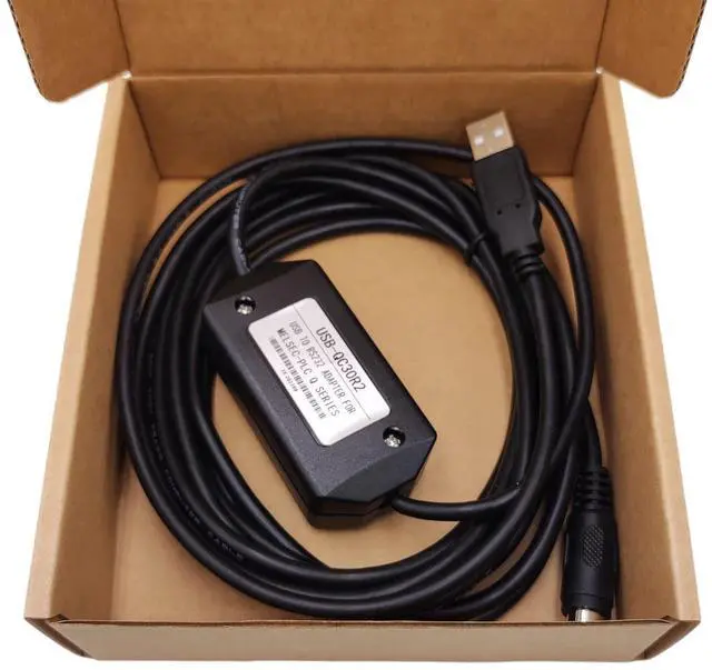 Alt view image 3 of 5 - LITKEQ USB Programming Cable for Mitsubishi PLC Q Series, for USB-QC30R2 Replacement, Adaptive Baud Rate, 6 FT.