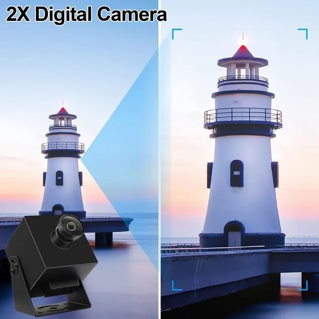 Alt view image 5 of 5 - MMlove 4K HDMI Camera High Speed 60FPS USB Webcam 8MP Streaming with 120 Wide Angle Lens H.264 2X Digital Zoom Simultaneous Output Close up Lightburn for PC Laptop