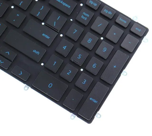 Alt view image 4 of 5 - LeFix US Blue Backlit Keyboard Frameless(Without Frame) Replacement Compatible with DELL G3(3779),G3(3590),G3(3579),G5(5587),G5(5590),G7(7588,7590 7790) -Blue Print