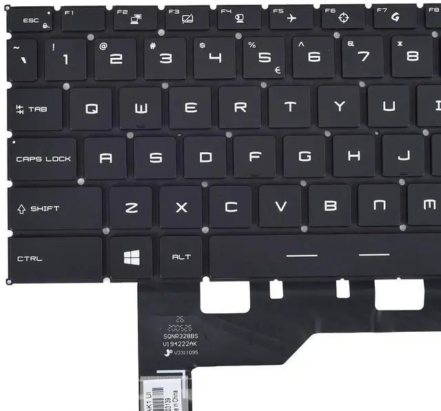 Alt view image 2 of 4 - Replacement Keyboard for MSI GS66 Stealth 10SD 10SF 11UH 12UH GE66 Raider 10SF & MSI GP66 MS-1542 MS-1543 MS-1544 Stealth 15M Series Laptop with Per-Key RGB Backlit Keyboard