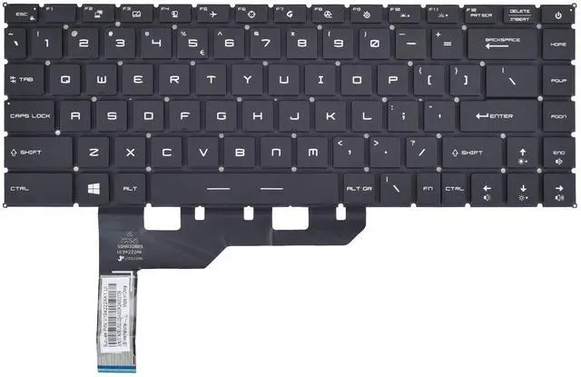 Main image of Replacement Keyboard for MSI GS66 Stealth 10SD 10SF 11UH 12UH GE66 Raider 10SF & MSI GP66 MS-1542 MS-1543 MS-1544 Stealth 15M Series Laptop with Per-Key RGB Backlit Keyboard