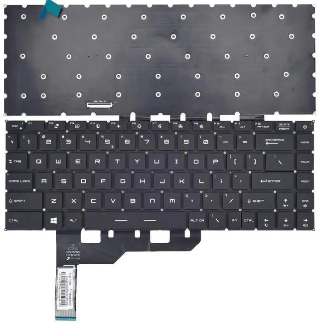 Alt view image 4 of 4 - Replacement Keyboard for MSI GS66 Stealth 10SD 10SF 11UH 12UH GE66 Raider 10SF & MSI GP66 MS-1542 MS-1543 MS-1544 Stealth 15M Series Laptop with Per-Key RGB Backlit Keyboard