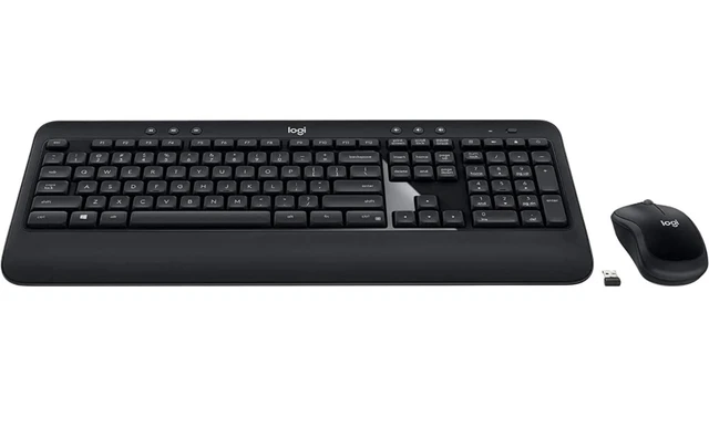 Alt view image 2 of 3 - Logitech Advanced Combo Wireless Keyboard and Mouse