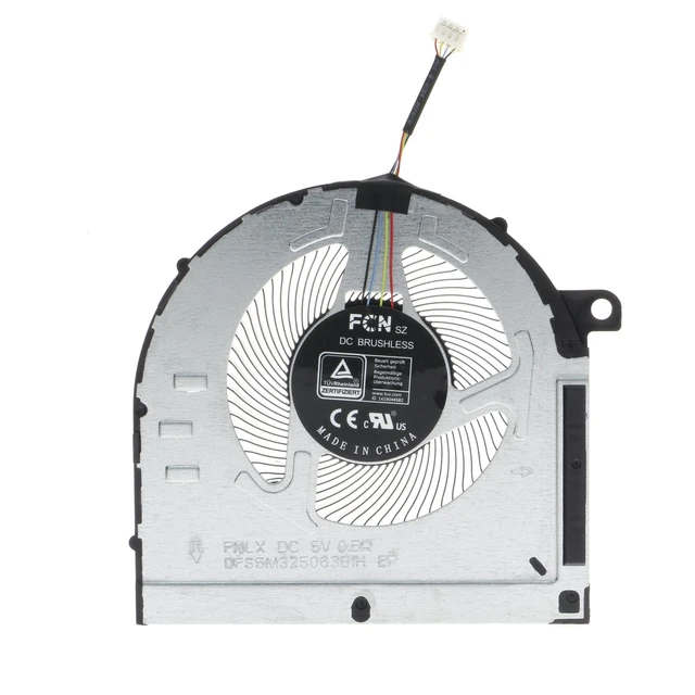 Alt view image 3 of 4 - CPU&GPU Cooling Fan for Lenovo Ideapad Gaming 3-15ACH6 3-15IHU6 5h40s20422 DFS5M325063B1H DFS5K12B159A1H