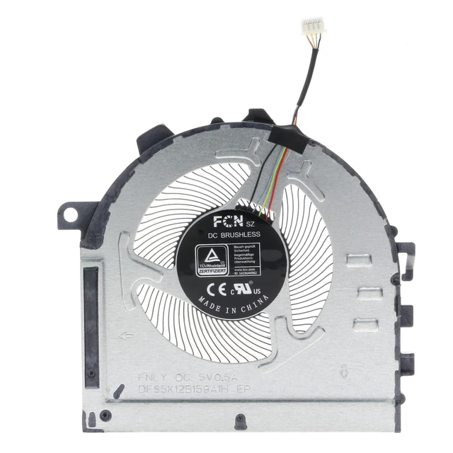 Alt view image 4 of 4 - CPU&GPU Cooling Fan for Lenovo Ideapad Gaming 3-15ACH6 3-15IHU6 5h40s20422 DFS5M325063B1H DFS5K12B159A1H